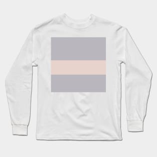 A shocking customization of Alabaster, Grey, Silver and Lotion Pink stripes. Long Sleeve T-Shirt